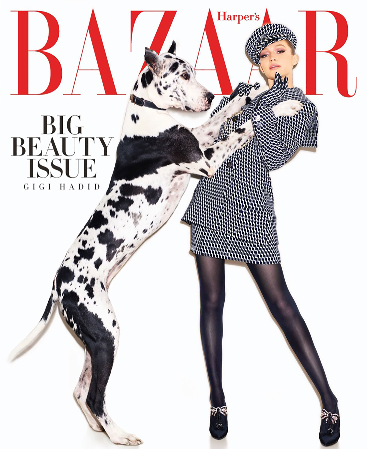 Harpers Bazaar, Gigi Hadid, Great Dane