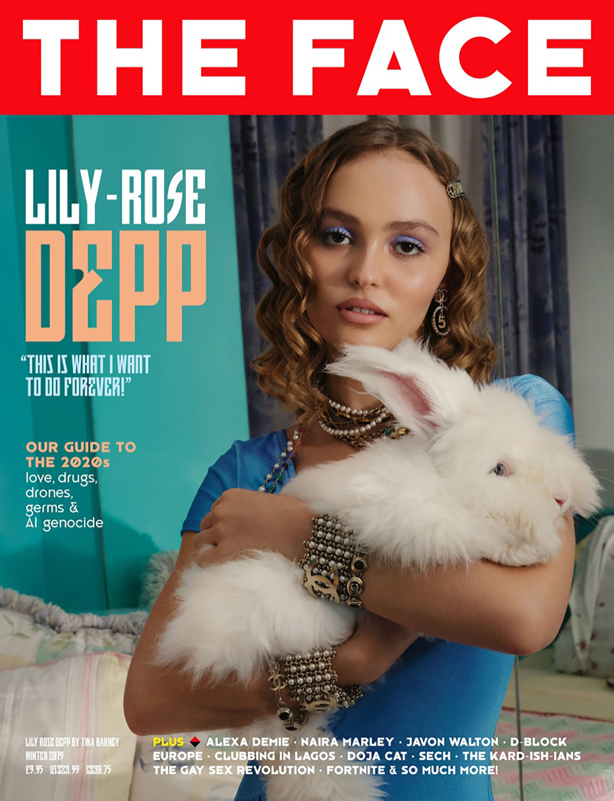 The FACE Magazine, Lily Rose Depp, Rabbit, bunny